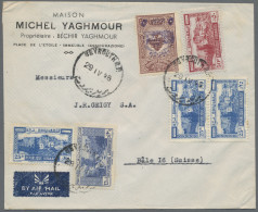 Middle East: Cover Lot With Some Items Lebanon Ex 1940-47 (c.), Palestine Inc. R - Autres & Non Classés