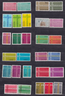 1971 EUROPA CEPT EUROPE ANNATA MNH** YEAR 21 Paesi, 44 Valori, CATENA - CHAIN - 1971