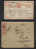 Columbia: 1885-1915 (c.) Lot Of 15 Interesting Older Covers Or Cards Incl. 2 PSC - Colombia