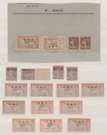 Syria: 1921, Airmails With Vertical "AVION" Surcharge, Mint Lot Incl. 1pi. (4), - Syria