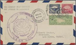 United States: 1926/1950, Mainly Around 1930, Assortment Of Apprx. 212 AIRMAIL C - Brieven En Documenten