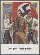 Ansichtskarten: Propaganda: 1929-1944, Partie Von 20 Propagandakarten, Darunter - Partiti Politici & Elezioni