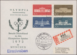 Thematics: Olympic Games: 1972, München, Vielseitige Partie Von Ca. 150 Briefen - Sonstige & Ohne Zuordnung