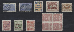 Fiscals: 1910-1923 (ca.), Partie Von 12 Deutschen Kai- Bzw. Kaigeldmarken, Darun - Sonstige & Ohne Zuordnung