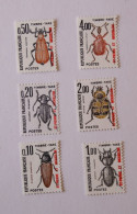 SPM 1986 Timbres-Taxe  Insectes  Coléoptères Lot 6 TP  Neufs - Ongebruikt