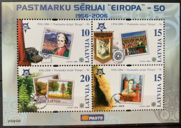 Latvia 2006, 50th Anniversary Of CEPT Stamps, MNH S/S - Lettonie