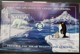 Latvia 2009, International Polar Year, MNH S/S - Lettonie