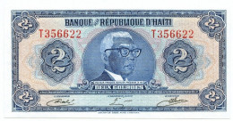 HAITI 2 GOURDES BANQUE NATIONALE DE LA RÉPUBLIQUE D’HAITI 1973 FDS Lotto 577 - Haïti