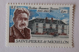 SPM 1987 Dr François Dunan Neuf - Unused Stamps