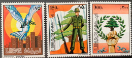 Lebanon 1984, Lebanese Army, MNH Stamps Set - Lebanon