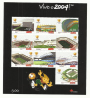 Portugal 2003 - European Football Cup 2004 In Portugal, Stadiums S/S MNH - Blocs-feuillets