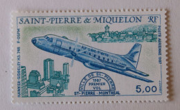 SPM 1987 Avion Hawker-Siddeley HS-748 1er Vol Montréal St Pierre  Neuf - Unused Stamps