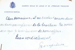 Dédicace De Georges Sion Sur Livret "La Formation Professionnelle De L'acteur" (48 Pages) - Autres & Non Classés