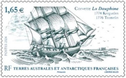 2024-01- TAAF- SFAT-  SHIP DAUPHINE        1V      MNH** - Unused Stamps
