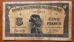 AFRICA OCCIDENTALE 5 Francs - Other - Africa