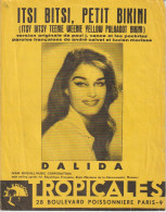 DALIDA Partition : ITSI BITSI, PETIT BIKINI - Vocals