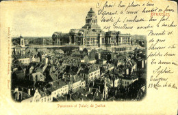 Belgique - Brussel -  Bruxelles - Panorama Et Palais De Justice - Cartas Panorámicas