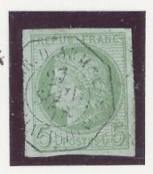 ANNAM ET TONKIN - N°17 COLONIES GÉNÉRALES- CERÈS 5 C VERT /AZURÉ -TTB-OBL CàD .CORR D'ARMÉES /*HAI-PHONG*27 SEPT 78 - Used Stamps