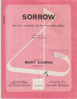 MORT SHUMAN, Partition : SORROW - (Du Film : A NOUS LES PETITES ANGLAISES) - Vocals