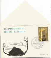 Scout Acampamento Regional Infante D. Henrique In Portugal - Sp. Cachet On V.card Cover 10sep1960 - Storia Postale