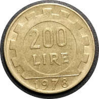 Monnaie Italie - 1978 - 200 Lire - 200 Liras