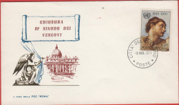 Vaticano - Vatican - Vatikan - 06.11.1971 - Chiusura III Sinodo Dei Vescovi - FDC Roma - Storia Postale