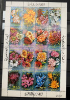 Libya 1989, Flowers, MNH Sheetlet - Libye