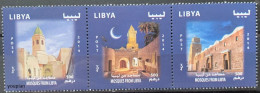 Libya 2014, Mosques, MNH Stamps Strip - Libye