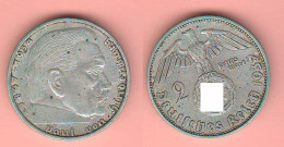 Germania 2 Reichsmark 1937 A Mint Germany Allemagne Silver Coin - 2 Reichsmark