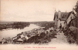 95 CPA  LA FRETTE VUE DU BAS PRISE SUR LE BOULEVARD - La Frette-sur-Seine