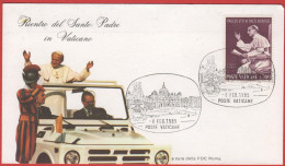 Vaticano - Vatican - Vatikan - 06.02.1985 - Rientro Del Santo Padre Alla S.Sede - Return To The Holy See - FDC Roma - Lettres & Documents