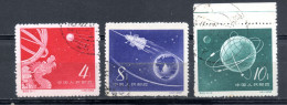 China Chine : (7025) 1958 S25(o) Spoutniks Soviétiques-le 1er Spoutniks SG1787/9 - Used Stamps