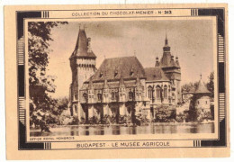 IMAGE CHROMO CHOCOLAT MENIER N° 313 HONGRIE BUDAPEST LE MUSEE AGRICOLE ARCHITECTURE EDIFICE PUBLIC - Menier