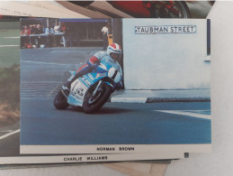 Moto NORMAN BROWN  AT PARLIAMENT SQUARE RAMSEY 1983 - Sport Moto