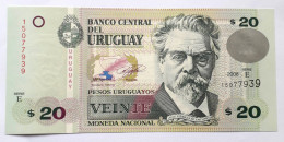 URUGUAY - 20 PESOS URUGUAYOS - P 86 A (2008)  - UNC - BANKNOTES - PAPER MONEY - CARTAMONETA - - Turkménistan