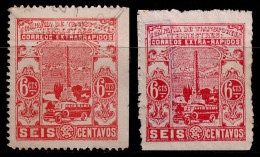 0159H-KOLUMBIEN - PRIVATE CARRIER - CTT- USED -2 DIFFERENT TYPES AND COLORS - Colombia