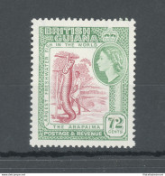 1954-63 British Guiana - Stanley Gibbons N. 342 - 72 Cent Carmine And Emerald - MNH** - Altri & Non Classificati