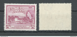 1961 British Guiana - Stanley Gibbons N. 344 - 2$ Deep Mauve - MNH** - Andere & Zonder Classificatie