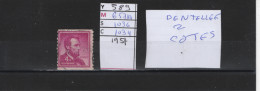 PRIX FIXE Obl 589 YT 657A M 1036 STOC 1034 GIB  Abraham Lincoln 1954 Etats Unis  58A/06 - Used Stamps