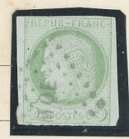 MARTINIQUE  - N°17 COLONIES GÉNÉRALES- CERÈS 5 C VERT /AZURÉ - TTB -Obl -LOSANGE M Q E - Gebruikt