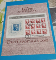 USA / ETATS - UNIS / 1997 150 Th ANNIVERSARY 1847 - 1997 / FIRST OF POSTAGE STAMP / EXPO SAN - FRANCISCO - Unused Stamps