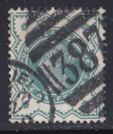 Grande Bretagne - 1887 - 1900  Victoria -    Y&T N °  92  Oblitéré Avec Chiffre 387 - Used Stamps