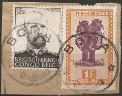 Timbre Congo Belge Obliteration Boma 1951 - Used Stamps