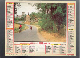 ALMANACH DES PTT 1979 POUZAUGES 85 EGLISE DU JURA 39 CALENDRIER JEAN LAVIGNE - Groot Formaat: 1971-80