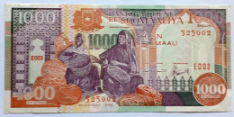 SOMALIA  - 1000 SHILLINGS - P 37  (1996)  - UNC -  BANKNOTES - PAPER MONEY - CARTAMONETA - - Somalie