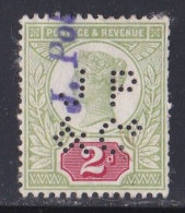 Grande Bretagne - 1887 - 1900  Victoria -    Y&T N °  94  Perforé  JP&C° Oblitéré - Perforés