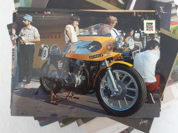 Moto DRESDA  HONDA 750 MONTJUICK 7 JUILLET 1974 - Motorradsport