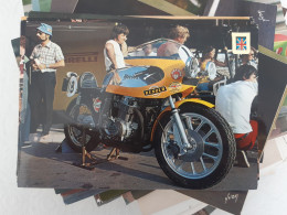 Moto DRESDA  HONDA 750 MONTJUICK 7 JUILLET 1974 - Motorcycle Sport