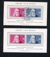 Schweiz Block Nummer 13 Postfrisch + Gestempelt - Unused Stamps