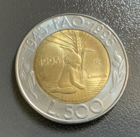SAN MARINO 1995 Moneta  L.500  FAO - Saint-Marin